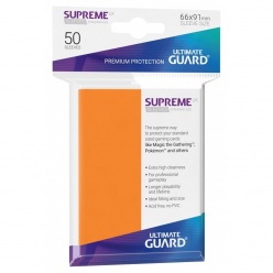 Ultimate Guard Supreme Ux Sleeves Orange (50) 66X91Mm (UGD010804)