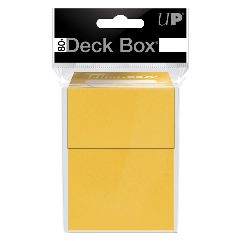 Ultra Pro Ultra Pro Yellow Solid Deck Box (82476)
