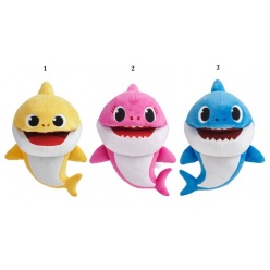 Baby Shark Λουτρινα Puppets 25Εκ Με Τραγουδι - 3 Σχεδια (BAH10000)