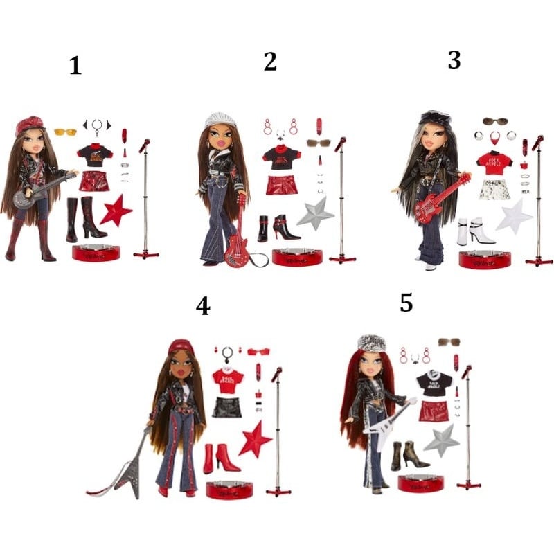 Bratz Rock Angelz Κουκλα - 5 Σχέδια (577775EUC) φωτογραφία
