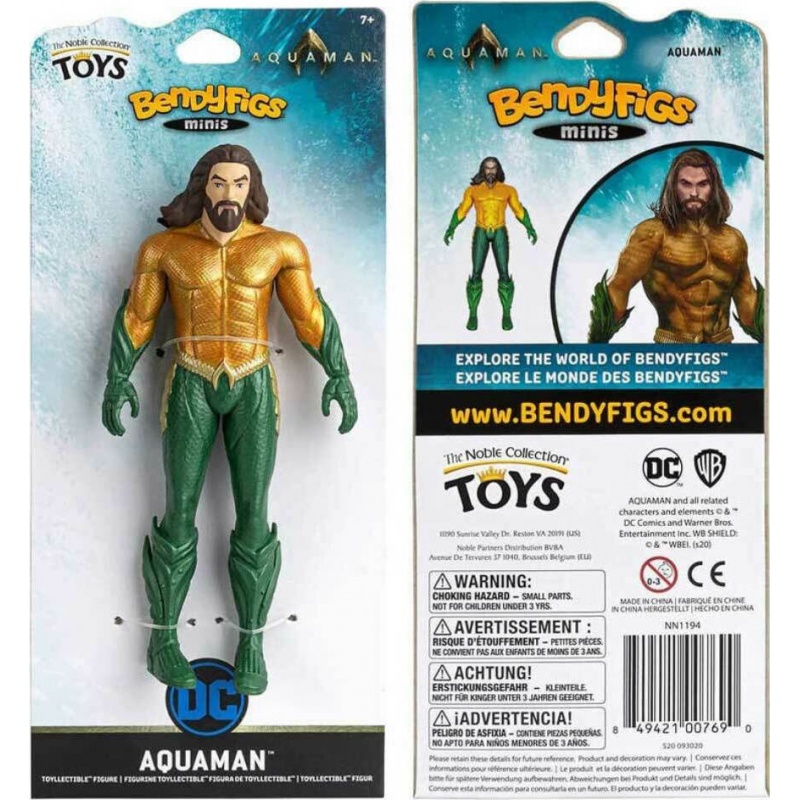 Noble Aquaman - Mini Bendyfig - Dc Comics (NN1194)