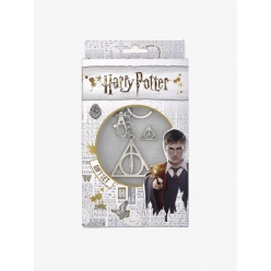 Deathly Hallows Keyring And Pin Badges Set - Harry Potter (EGSK0054)