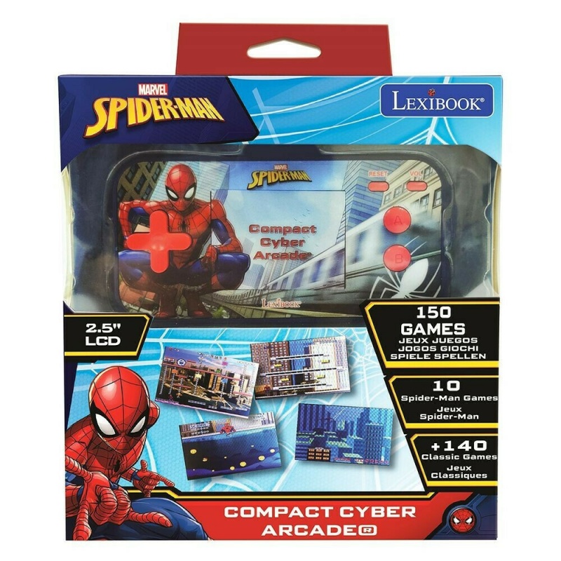 Real Fun Toys Κονσολα Cyber Arcade Spiderman -Οθονη 2,5 150 Παιχνιδια (25.JL2367SP)