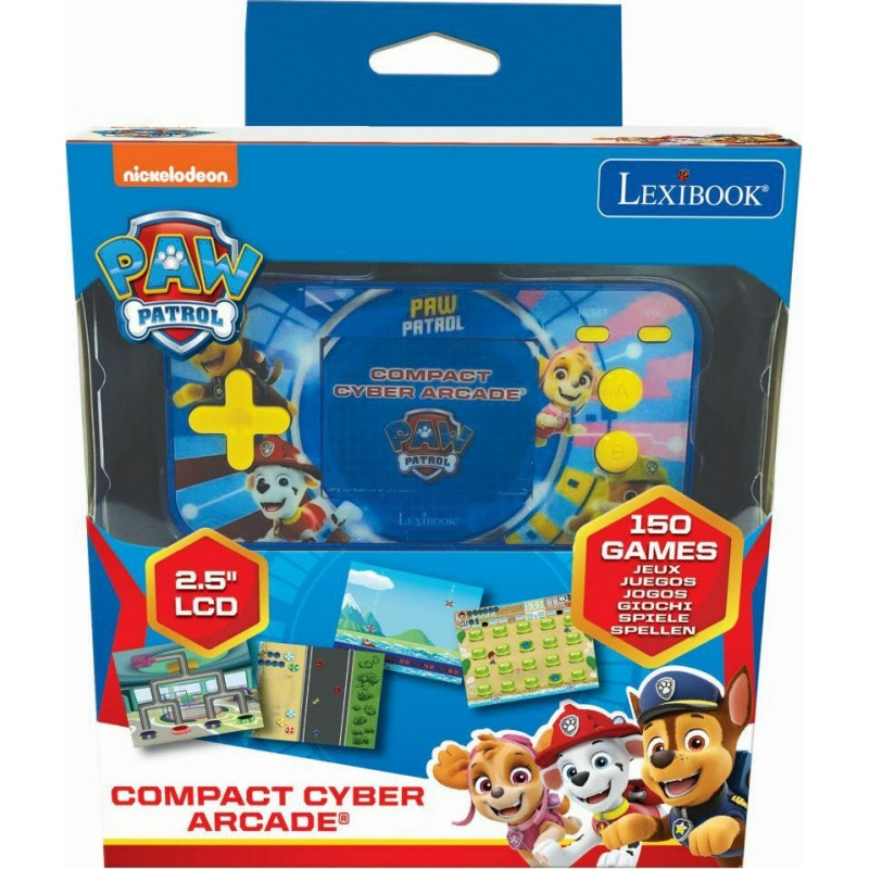 Lexibook Paw Patrol Compact Arcade Portable Console LCD Colour Screen Με 150 Παιχνίδια  (25.JL2367PA)