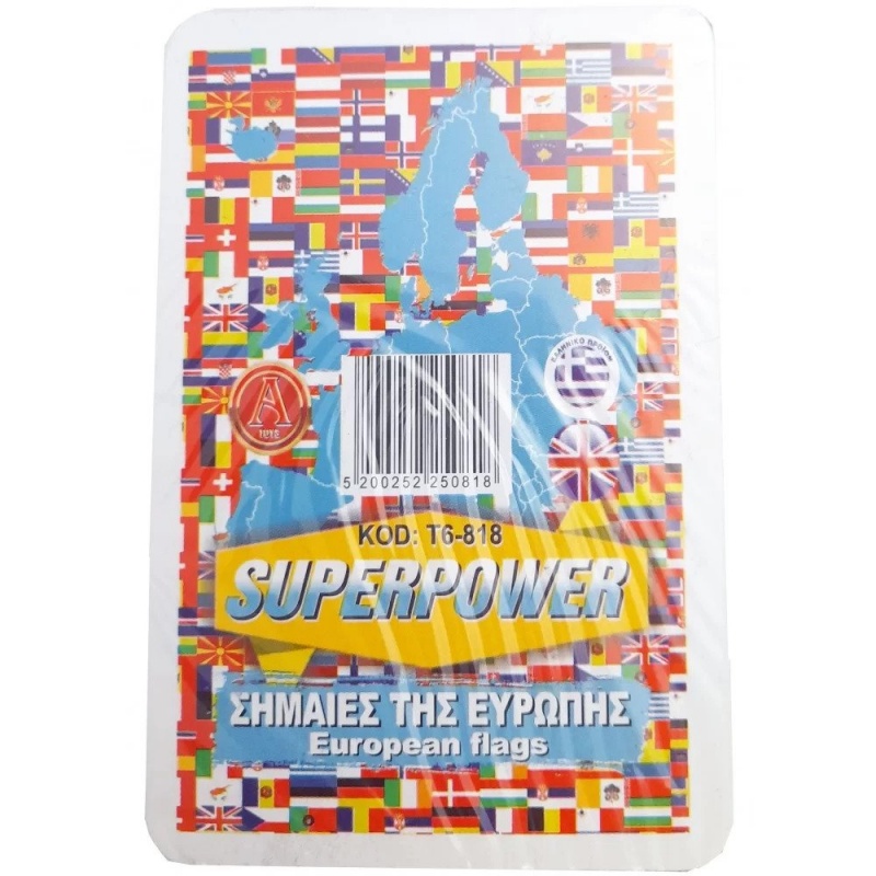 Super Power Σημαιες Της Ευρωπης Υπερ Ατου (Τ6-818)