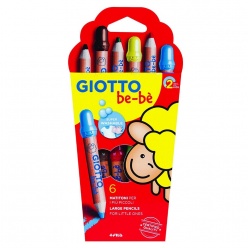 Ξυλομπογιες Giotto Be-Be 6Tem Και Ξυστρα Σε Blister(Πκ460100) (466400)