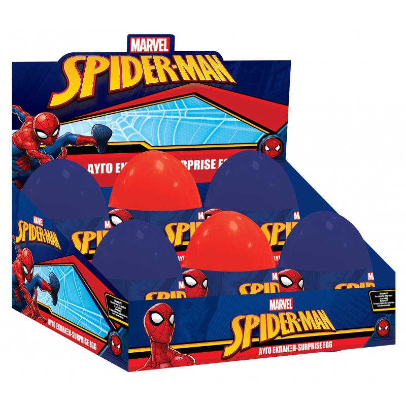 Αυγο Εκπληξη Spiderman -  2 Σχέδια (500916)