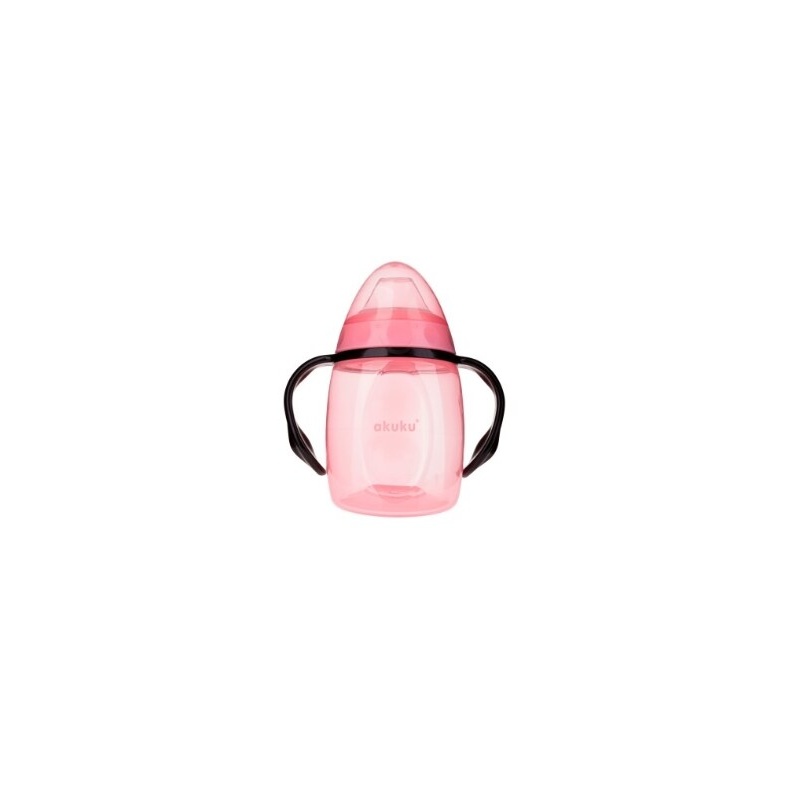 Bebe Παγουρι Με Χερουλια Ροζ Non-Spill 280Ml (A0429)