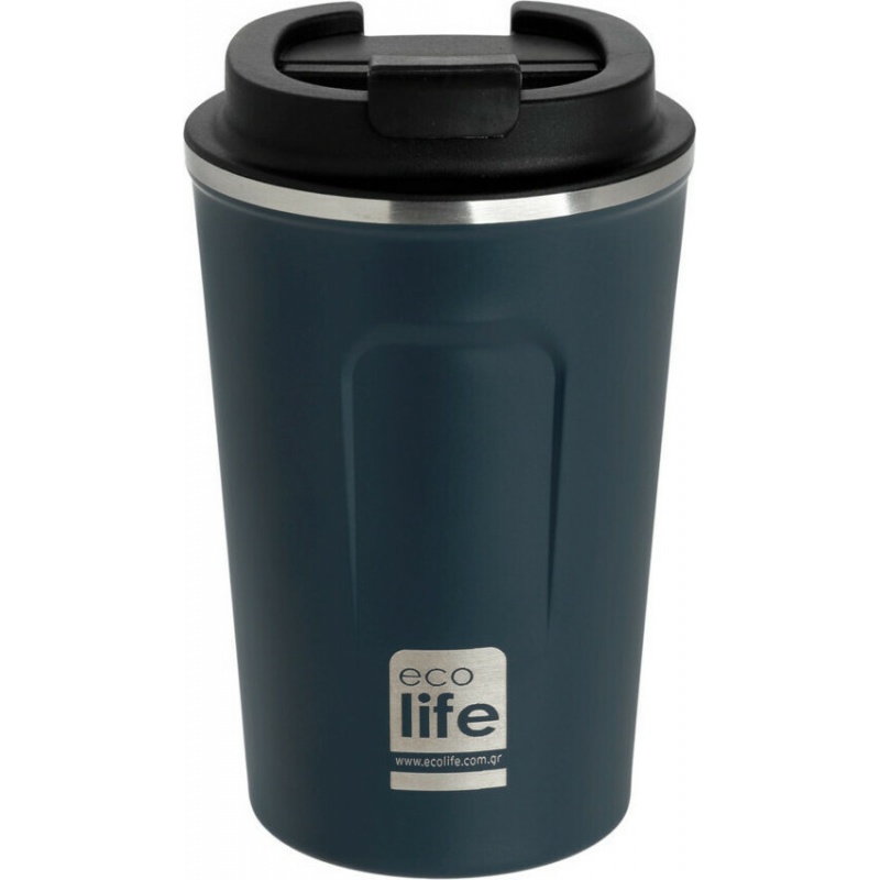 Παγουρι Eco Life Coffe Θερμος 370Ml Dark Blue Thermos (33-BO-4106)