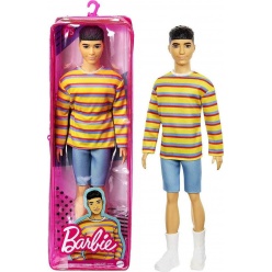 Κούκλα Barbie Fashionistas Ken - 7 Σχέδια (DWK44)