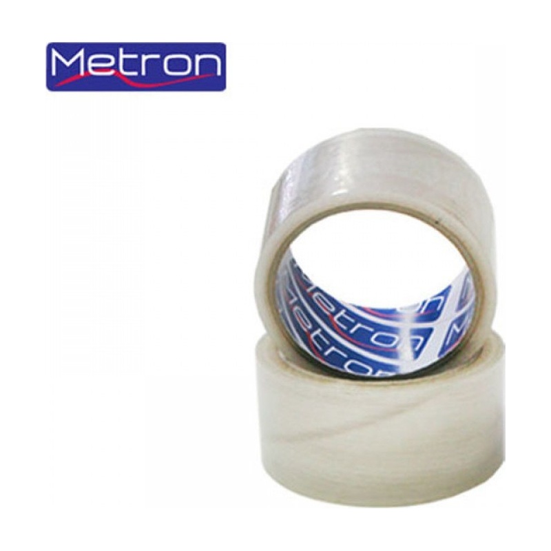 Metron Ταινία Συσκευασίας Διάφανη Αθόρυβη 48mm x 50m (535.1.07352)