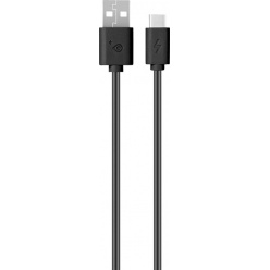 Moveteck Regular USB 2.0 Cable USB-C male - USB-A male Μαύρο 1m (463.57137)