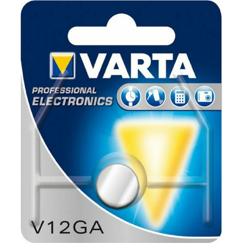 Varta Professional Electronics V12GA Αλκαλική Μπαταρία Ρολογιών LR43 1.5V (12253)