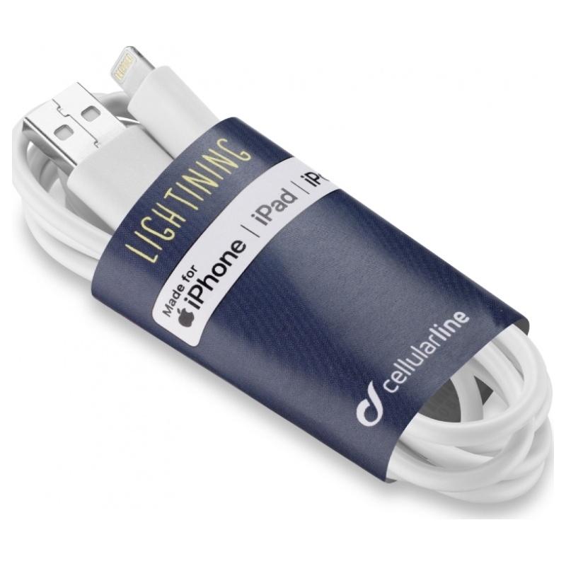 Cellular Line Cellular Line USB to Lightning Cable Λευκό 0.9m (499085)