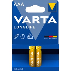 Varta LongLife Αλκαλικές Μπαταρίες AAA 1.5V 2τμχ (120300)