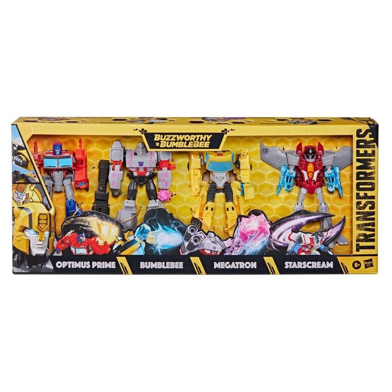 Transformers Buzzworthy Bumblebee Actionfigure 4-Pack Warriors 14 εκ (F1852)