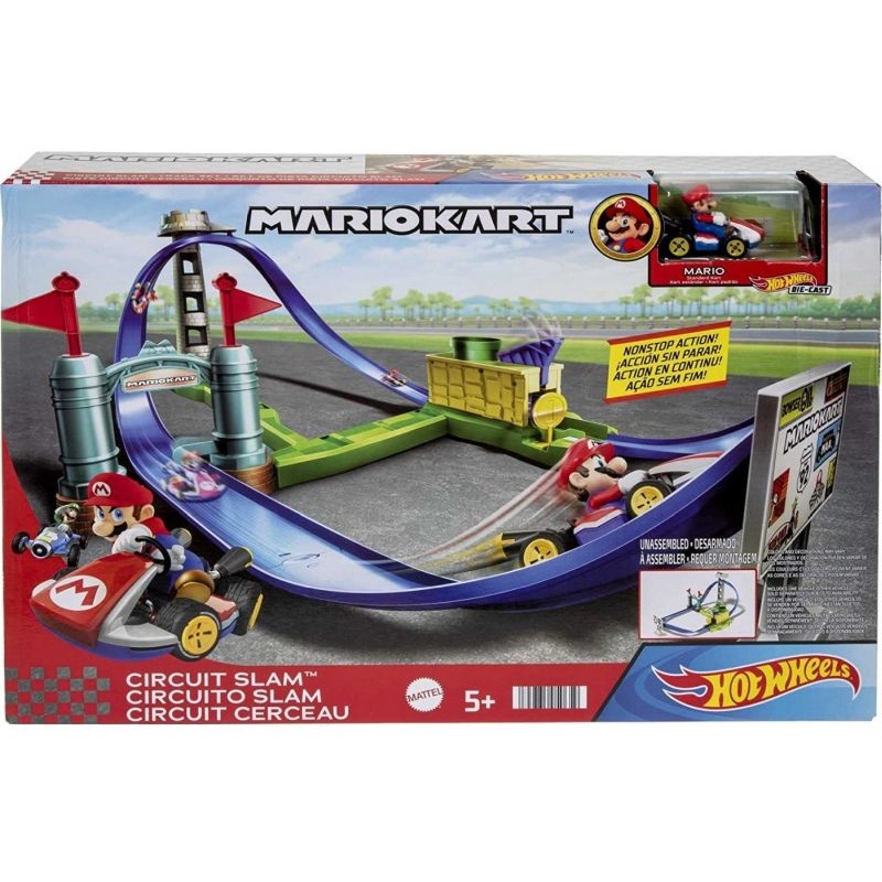 Mattel Hot Wheels Mario Kart Πιστα Circuit Slam (HGK59)