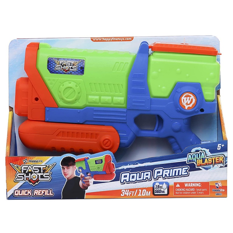 Just Toys Fast Shots Water Shoots Aqua Prime Up To 10M With Tank 560Ml (580022)