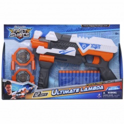 Fast Shots Ultimate Lambda With 12 Foam Darts And 2 Targets (590047)