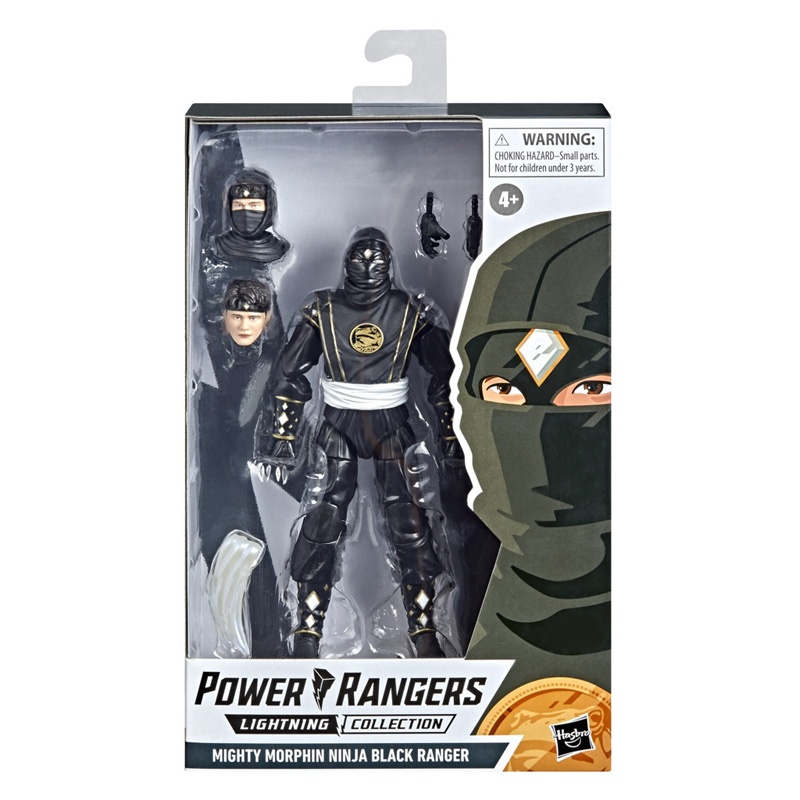 Hasbro Power Rangers Lc Ninjetti Black Ranger (F4677)