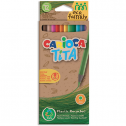 Carioca Ξυλομπογιες Eco Family Tita 12 Χρωματα (34860)