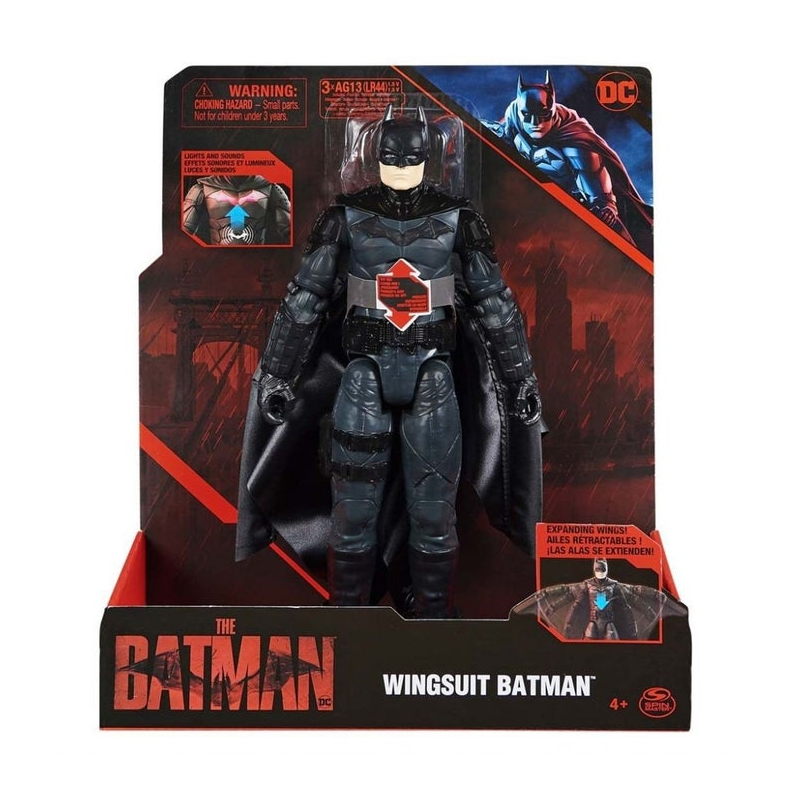 Spin Master The Batman: Wingsuit Batman Deluxe Feature Figure (30εκ.) (6060523) (076241)