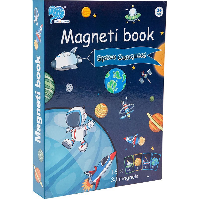 Μαγνητικό Βιβλίο Πάζλ Θέμα Διάστημα Με 54 Μαγνητάκια  (748085-8726-33)