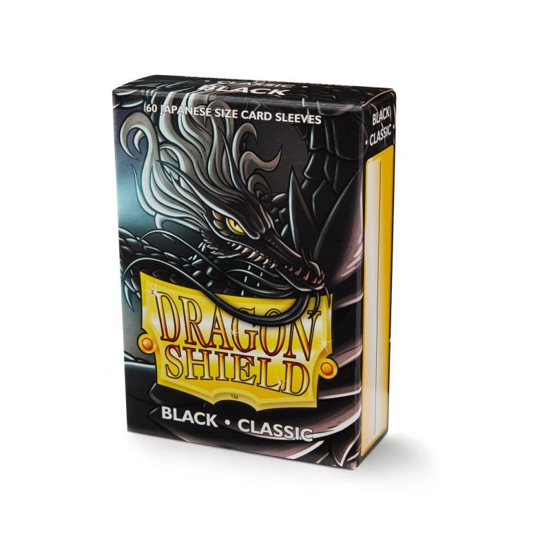 Blackfire Dragon Shield Japanese Art Sleeves - Classic Black (60 Sleeves) (AT-10602)
