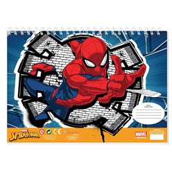 Μπλοκ Ζωγραφ Spiderman 23X33 40Φυλ Αυτοκ-Στενσιλ- 2Σελ Χρ  2Σχ (000506006)