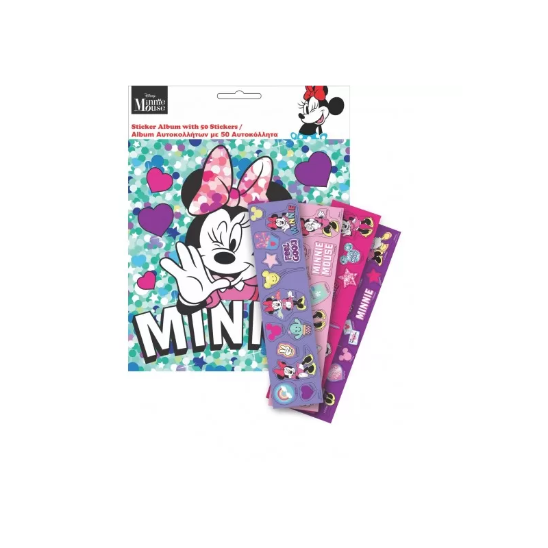 Αυτοκόλλητα Gim Sticker Album W/Sticker Minnie (773-14291)