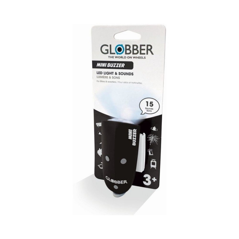 Globber Mini Buzzer Black Κόρνα Με Φως (530-120)