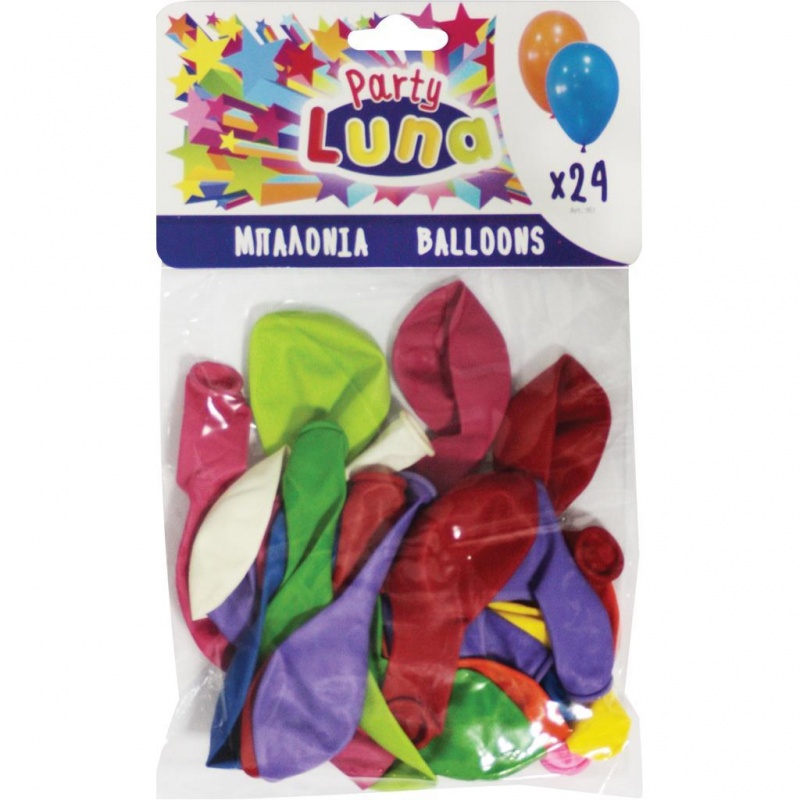 Μπαλόνια 24 Τμχ. Σε Σακουλάκι 24εκ (0088902)