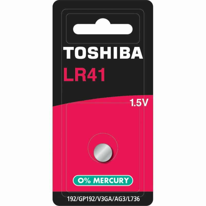 Toshiba Μπαταρία Lr41 1.5V Αλκαλική (00152710)