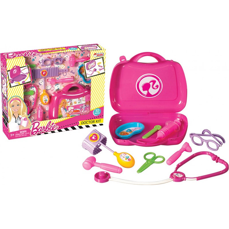 Barbie Σετ Ιατρού Bαλιτσάκι Mε Iατρικά Eργαλεία (01829)