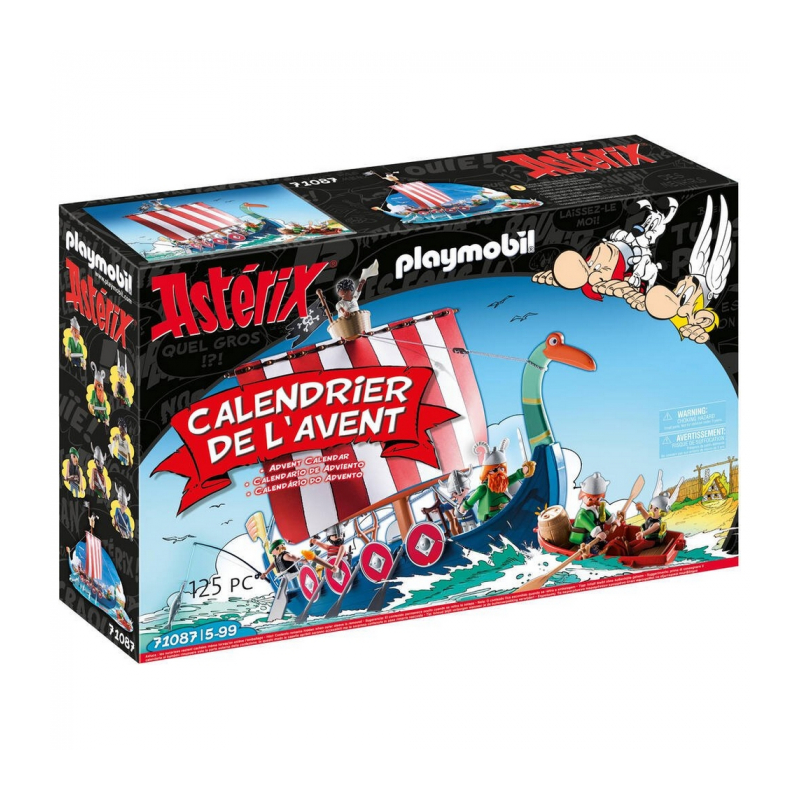 Playmobil Asterix Χριστουγεννιάτικο Ημερολόγιο: Η Γαλέρα Των Πειρατών (71087)