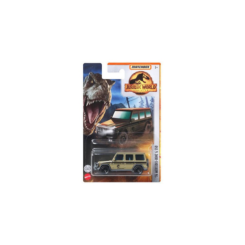 Jurassic World Αυτοκινητακια - 2 Σχέδια (FMW90)