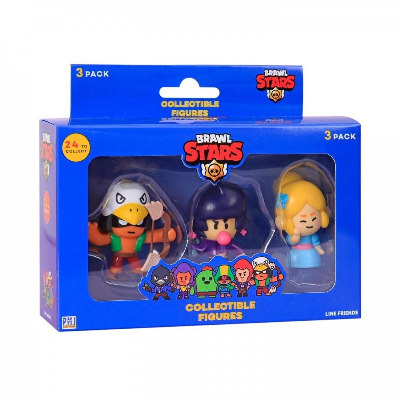 P.M.I. Brawl Stars Collectible Figures – 3 Pack (S1) (Τυχαίο) (BRW2021)