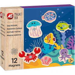 Magnet Box Εκπαιδευτικό Παιχνίδι Θαλάσσια Ζώα 12 Μαγνήτες (1029-64041)