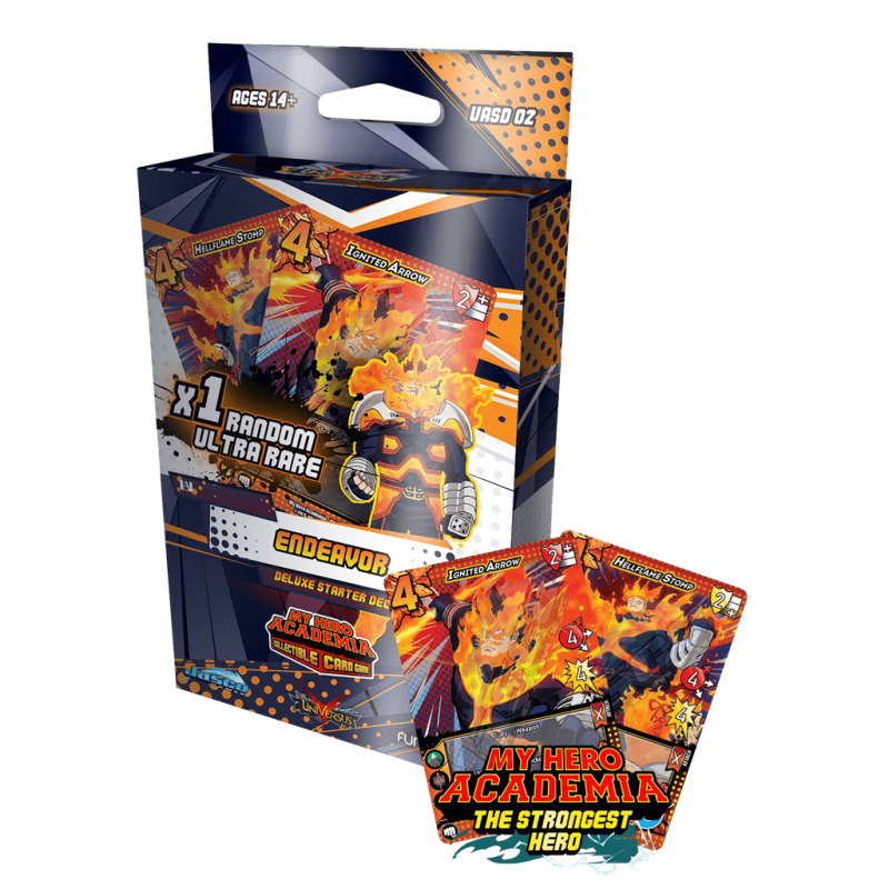 Asmodee My Hero Academia Collectible Card Game -Series 3: Endeavor Deluxe Starter Pack - En (JASUVS03C)