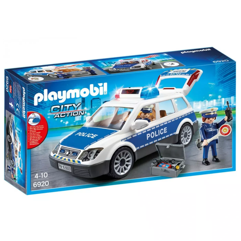 Playmobil Περιπολικό Όχημα Με Φάρο Και Σειρήνα (6920)
