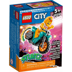LEGO City Ακροβατική Μηχανή με Κοτόπουλο (60310)
