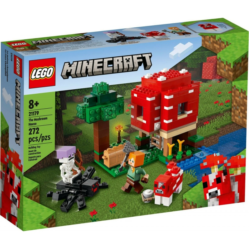 Lego LEGO Minecraft Το Σπίτι των Μανιταριών (21179)