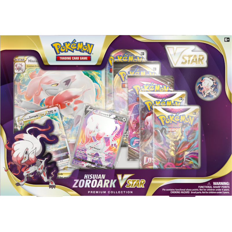 Pokemon TCG Hisuian Zoroark VSTAR Premium Collection (POK850844)