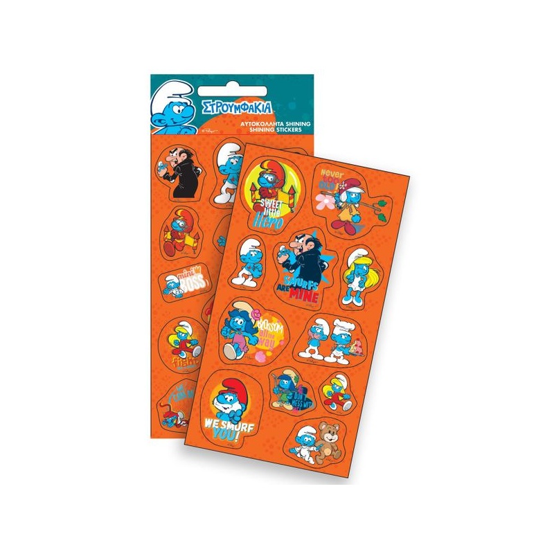 Αυτοκόλλητα Sticker Shining Smurfs (770-51133)