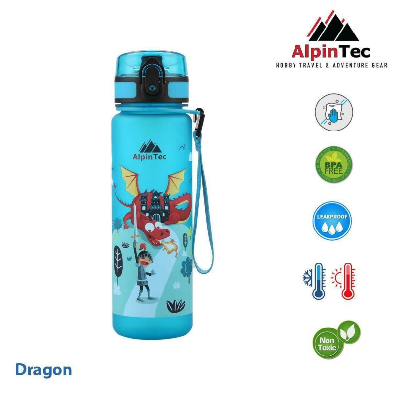 Alpintec Kids Παγουρι 500Ml Aqua (Dragon) (C-500AG-DR)