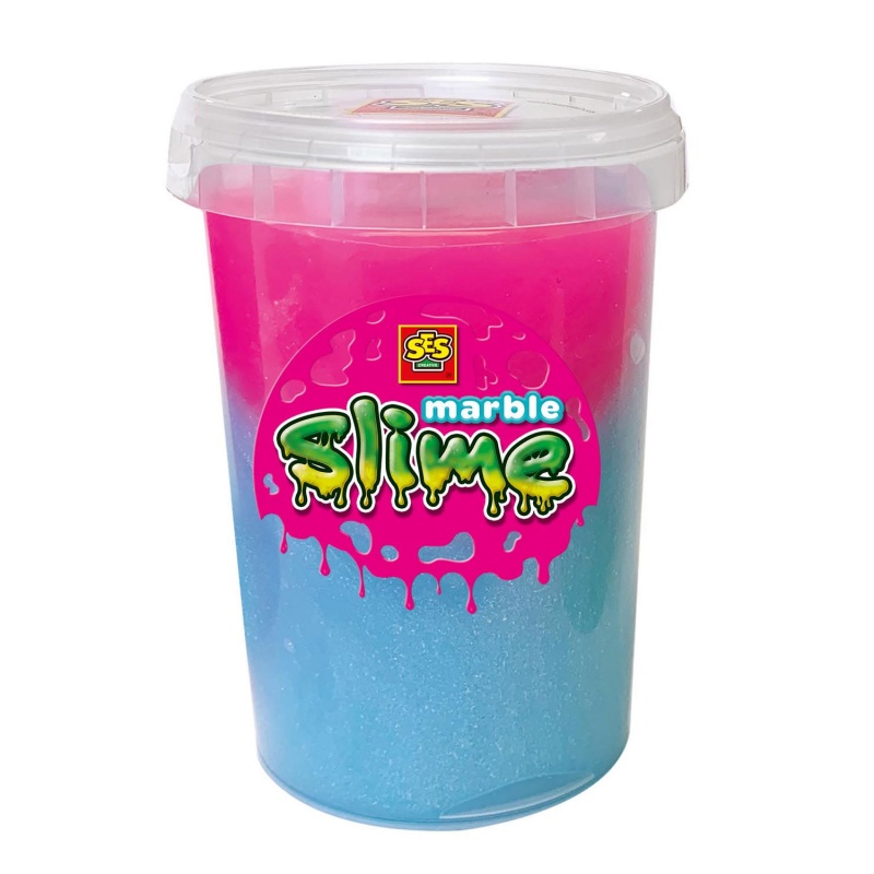 SES Creative Slime Marble Μπλε Και Ροζ 200γρ (SES-15021)