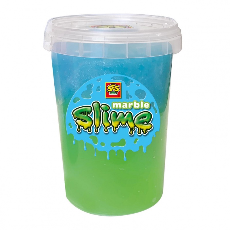SES Creative Slime Marble Πράσινο Και Μπλε 200γρ (SES-15022)